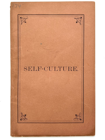 Self-Culture: A Lecture to Young Men