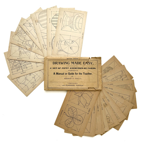 Drawing Made Easy. A Set of Fifty Exercises on Cards (partial second and third series)