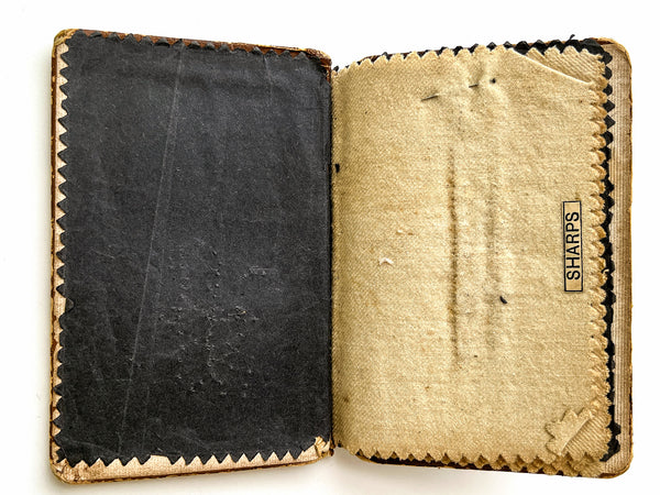 Needle book with real photo cover and printed spine repair