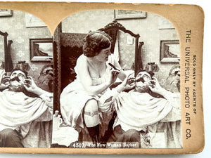 Universal Photo Art Co. #4507 The New Woman Barber