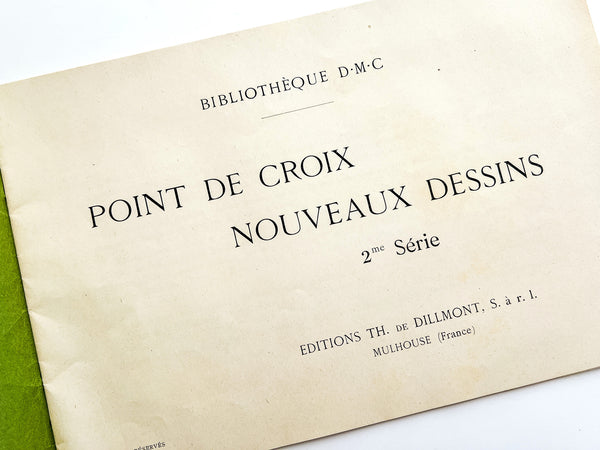 Point de croix: nouveaux dessins, 2me serie (Bibliothèque DMC)