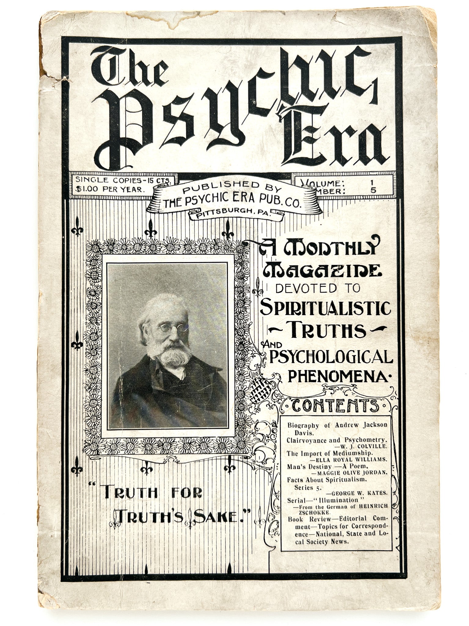 The Psychic Era, Vol. I, No. 5. May, 1902.