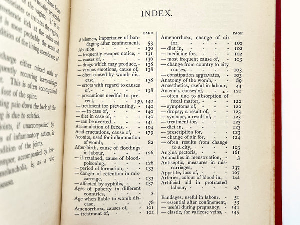 Woman in Health and Sickness: What She Ought to Know for the Exigencies of Daily Life