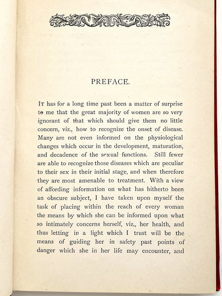 Woman in Health and Sickness: What She Ought to Know for the Exigencies of Daily Life