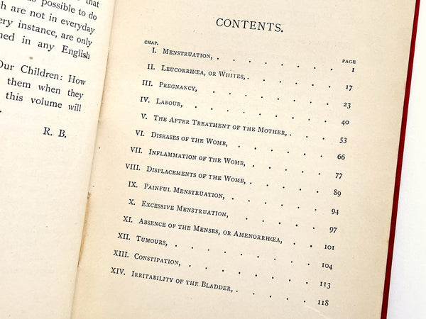 Woman in Health and Sickness: What She Ought to Know for the Exigencies of Daily Life