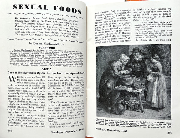 Sexology: Sex Science Magazine 5 issues: December 1951, January, August, December 1952, May 1953