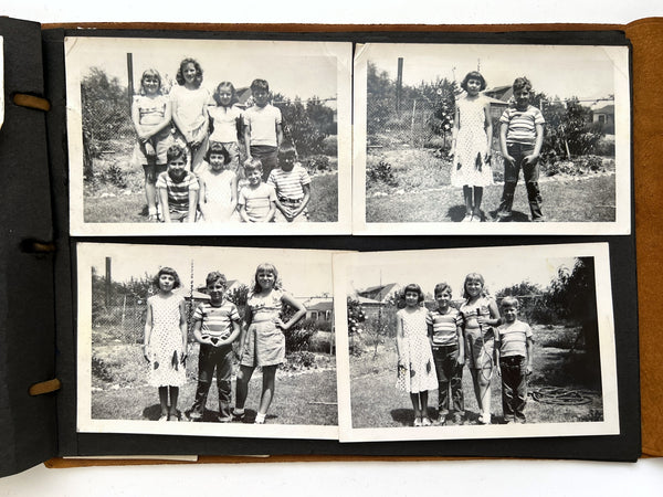 Teenage girl's vernacular photo album of multigenerational women in California ca. 1955