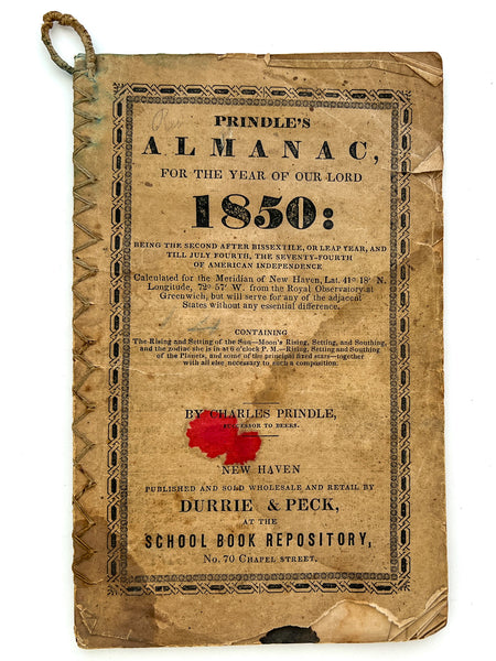 Prindle's Almanac for the Year of Our Lord 1850