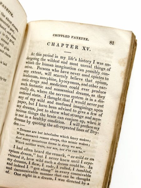 "Crippled Fayette," of Rockingham, detailing his times, and giving his rhymes... Made helpless by the rheumatism since the 20th of October, 1847.