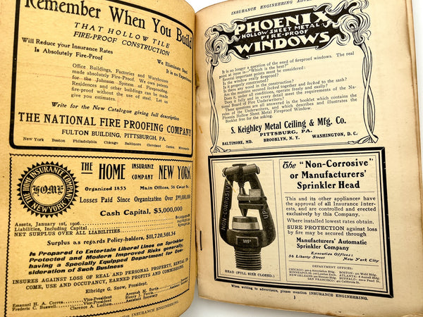 Insurance Engineering Vol. XII, No. 1, July 1906 [San Francisco disaster]