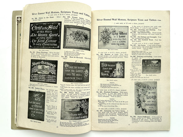 1912 Sunday School and Church Supplies: A Practical Guide for Up-to-Date Sunday School Workers... (trade catalogue)