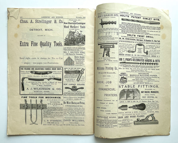 Carpentry and Building, No. 131 (Vol. XI, No. 411. November, 1889)