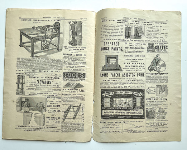 Carpentry and Building, No. 52 (Vol. V, No. 4. April, 1883)