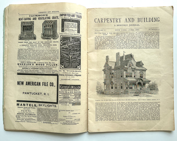 Carpentry and Building, No. 54 (Vol. V, No. 6, June 1883)