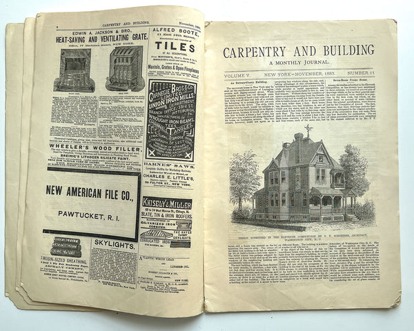 Carpentry and Building, No. 59 (Vol. V, No. 11. November, 1883)