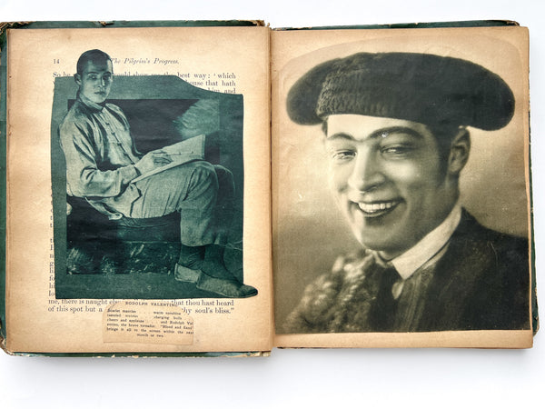Bunyan's Pilgrim's Progress in Words of One Syllable (and Rodolph Valentino scrapbook)
