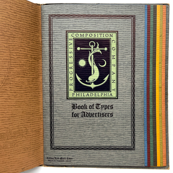 Collins Laid-Mark Covers. Studies in Cover Designing by W. P. Schoonmaker.