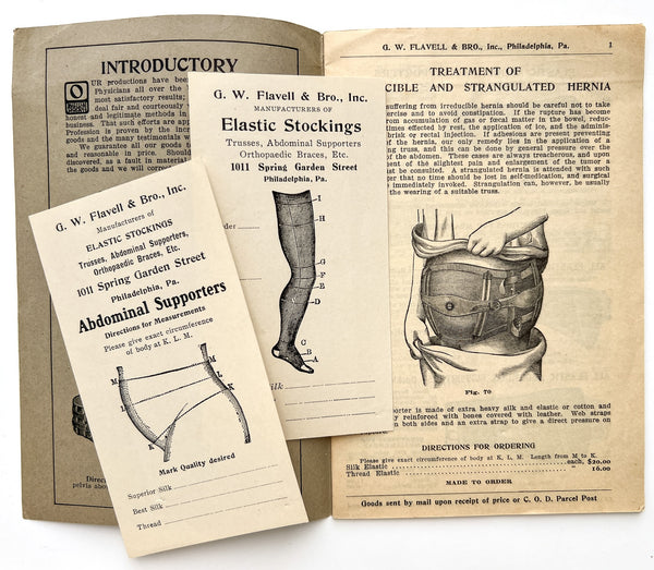 Illustrated Catalogue of Reliable Goods: Abdominal supporters, elastic stockings, knee caps, suspensory bandages, anklets, orthopaedic apparatus, trusses, etc.