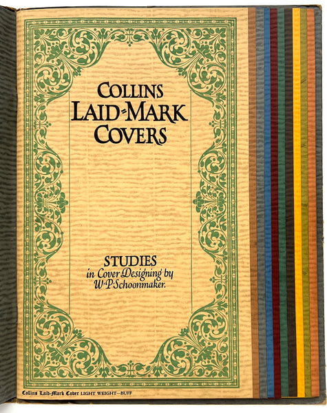 Collins Laid-Mark Covers. Studies in Cover Designing by W. P. Schoonmaker.
