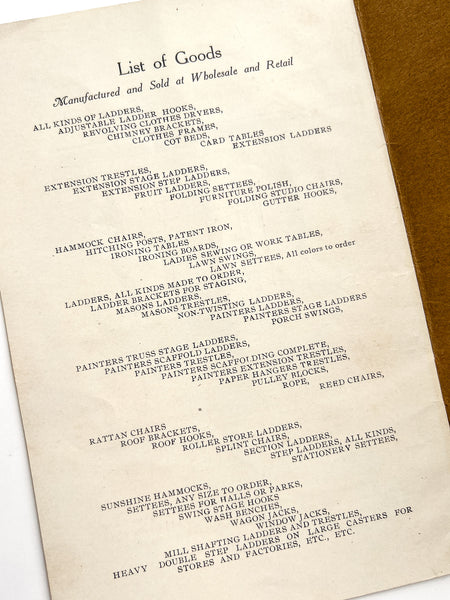Young Bros. Ladder & Woodenware Manufacturers (trade catalog)