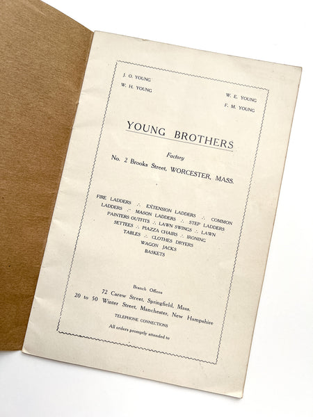 Young Bros. Ladder & Woodenware Manufacturers (trade catalog)