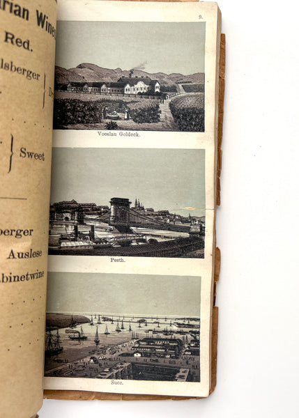 Souvenir of Bernhardt Bros. Importers and Wholesale Dealer of Wines, Liquors, Etc.