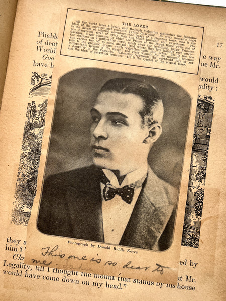 Bunyan's Pilgrim's Progress in Words of One Syllable (and Rodolph Valentino scrapbook)