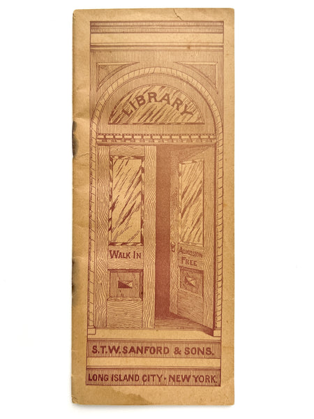 Library: walk in, admission free (cover title)
