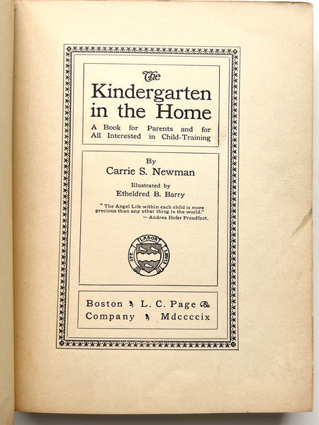 The Kindergarten in the Home.