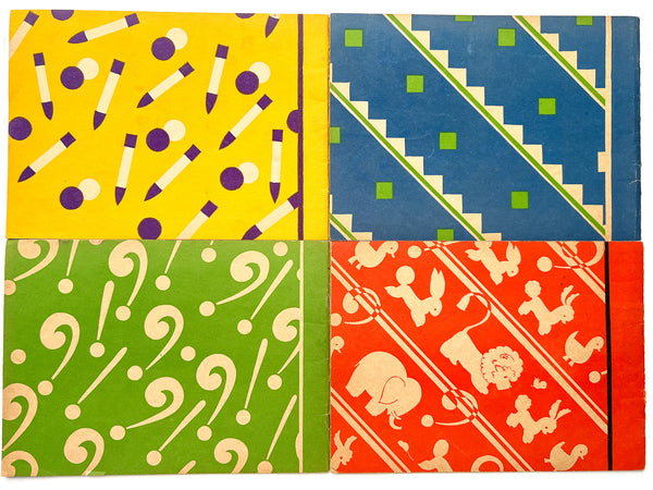 Four (4) Whitman series 677 Books to Color and Read