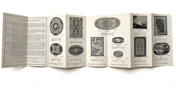 Superior Hooked Rug Patterns (brochure & circulars)