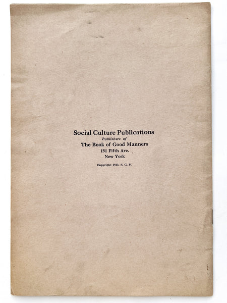What is Best Society? (cover title)