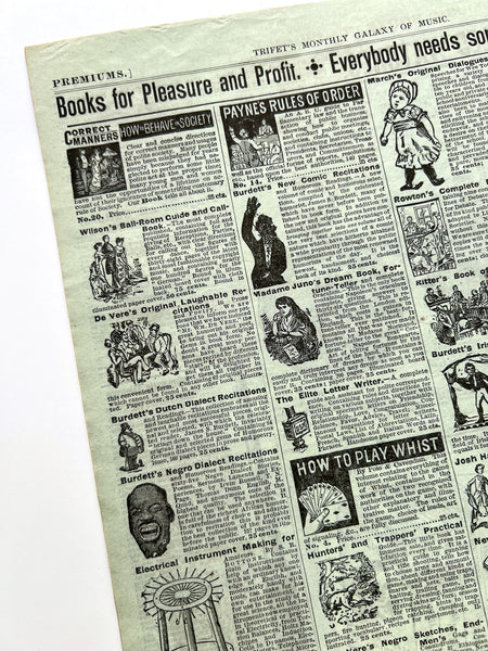 1892-93 Premium List of the "Galaxy of Music"