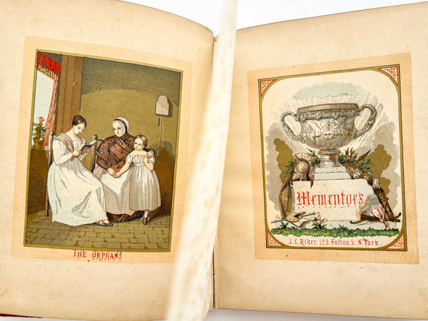 Album of Mementoes (Autograph album / friendship book with chromolithograph plates)