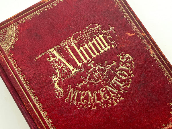 Album of Mementoes (Autograph album / friendship book with chromolithograph plates)