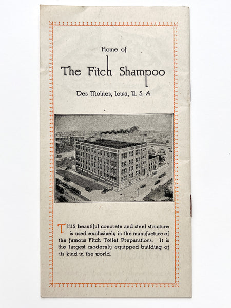 Fitch's Suggestions for the Care of the Hair