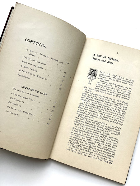 A Boy at Fifteen: Before and After