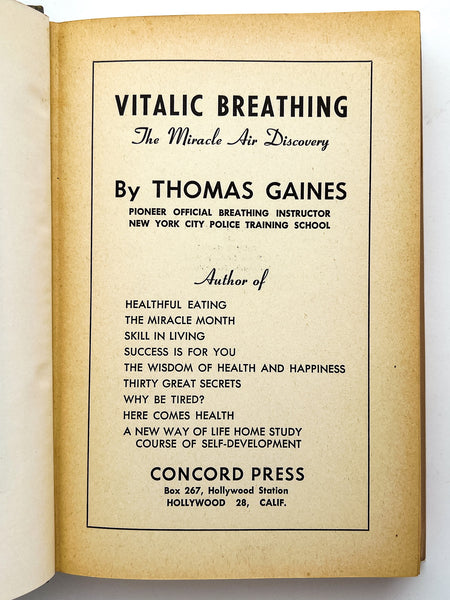 Vitalic Breathing: The Miracle to Air Discovery