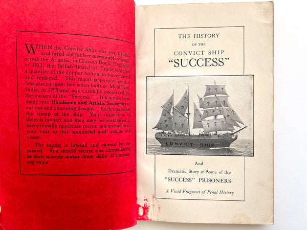The History of the Convict Ship "Success" and Dramatic Story of Some of the Success Prisoners