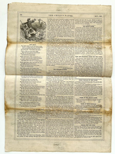 The Child's Paper Vol. 9, No. 11, November 1860