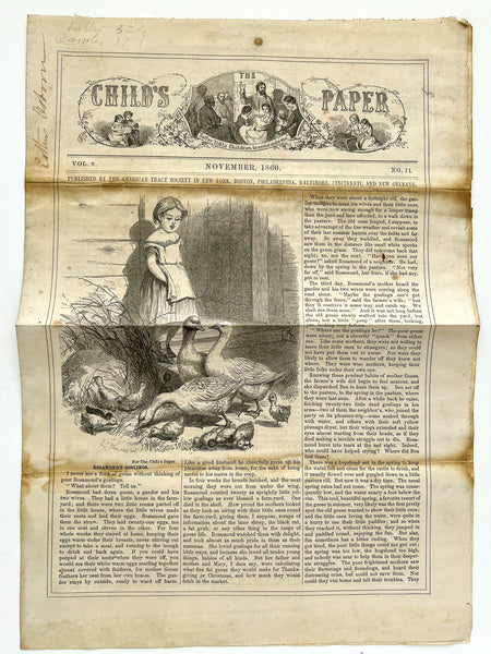 The Child's Paper Vol. 9, No. 11, November 1860