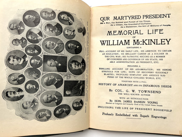 Die Lebensgeschichte von Wm. McKinley, Unser Martyrer=President (cover title)