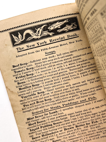 The New York Receipt Book