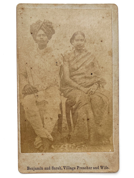 Benjamin and Sarah, Village Preacher and Wife.