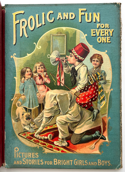 Sample salesman's dummy for 5 children's books, ca. 1910