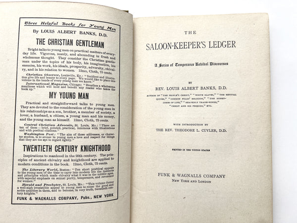 The Saloon-Keeper's Ledger: A series of temperance revival discourses