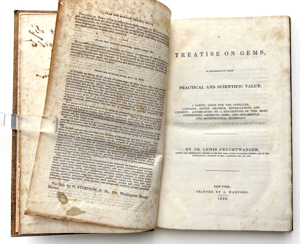 A Treatise on Gems, in Reference to Their Practical and Scientific Value.