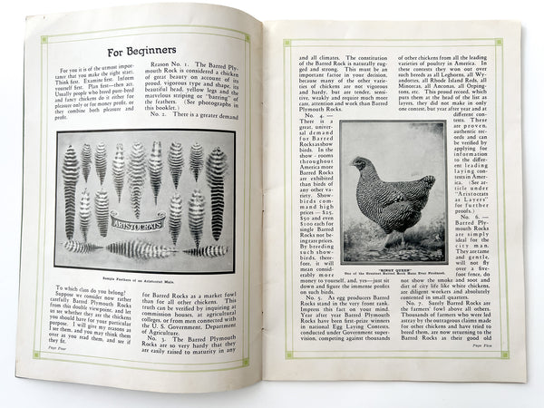 W. D. Holterman, Fancier [Aristocrat Chickens catalog]