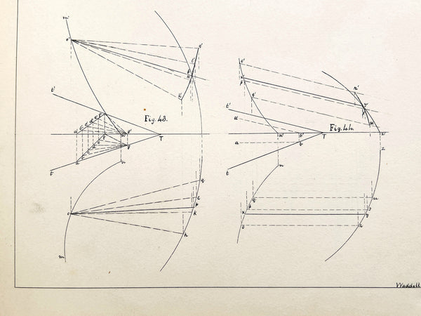 Manuscript notebook of drawings by the renowned civil engineer and bridge designer J.A.L. Waddell (1854-1938) from his final year of study at Rensselaer Polytechnic Institute, 1875.