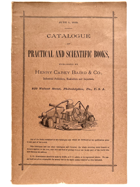 June 1, 1910. Catalogue of Practical and Scientific Books...  (cover title)
